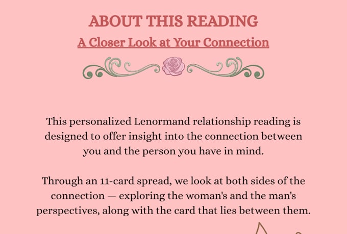 do a relationship reading for two people